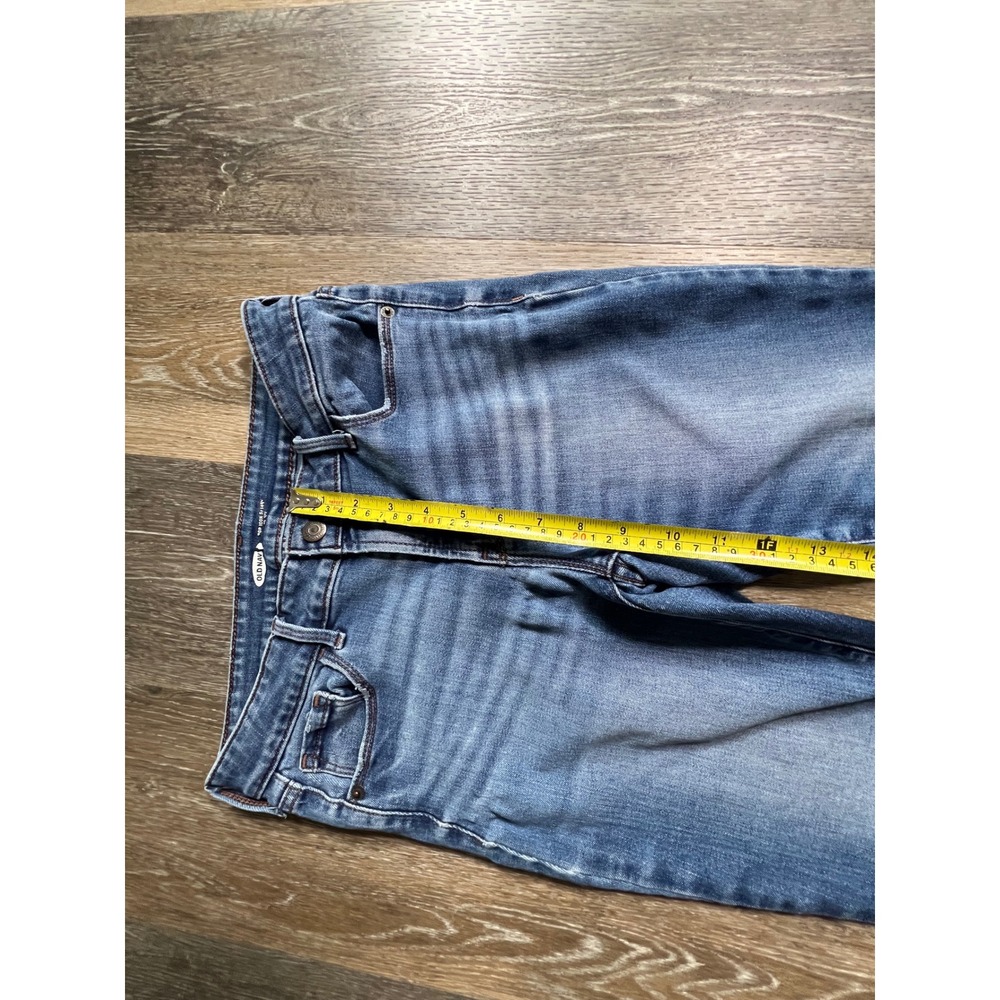 Old Navy Pop Icon Skinny Jeans Womens 6 Blue Mid Rise Stretch Denim 2140 - Picture 4 of 8